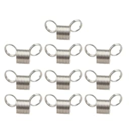 Essential Jewelry Making Tool Stringing Bead Stoppers Spring End Fasteners Alloy Material Perfect for Beading Bracelets