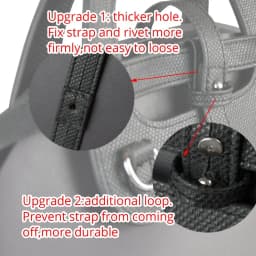 New D Buckle Oblong Handle Slim PU Leather Strap for O Bag 50 Belt Bottom Backpack Kit Combination Set for Obag 50