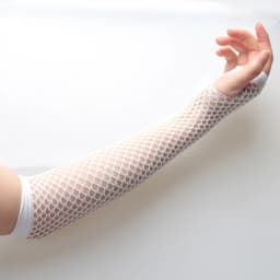 1Pair Women Black Gothic Fishnet Fingerless Long Gloves Leg Arm Cuff Party Wear Fancy Dress for Womens Sexy Beautiful Arm Warmer