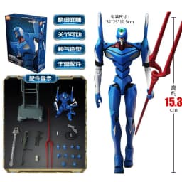 BLOKEES Original EVANGELION TYPE-00 TV 02 01 08 EVA00 NEON GENESIS EVANGELION Asuka Shinji Assembled Action Figure Anime Toys