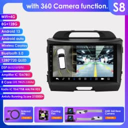 Hizpo 2 Din Android Auto Radio For KIA Sportage 3 2010-2016 2015 Carplay 4G Car Multimedia GPS 2din Autoradio WIFI RDS DSP 4G BT