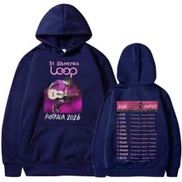 Ed Sheeran Loop Tour Australia 2026 Tour Merch Hoodie Fans Gifts Men Women Clothing Fashion Harajuku Oversized Hooded Sweatshirt