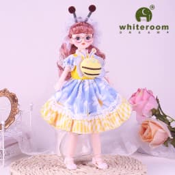 1/6 Bjd Doll Starry Blue Eyes 30CM 23 Movable Jointed Dolls Fashion Dress DIY Toy Dolls with Shoes for Children Birthday Gifts