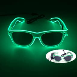 New Party Glasses Luminous Colorful LED Glasses Lighting Up Nightclub DJ Bar Music Dance Party Young Man Children Birthday Gift