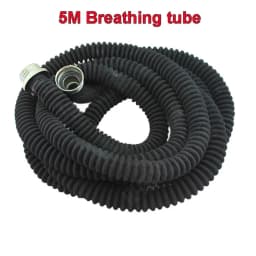 0.5M, 1M, 5M, 40MM Interface Gas Mask Snorkel Wear Resistant Anti-Aging Gas Mask and Filter Connecting Pipe