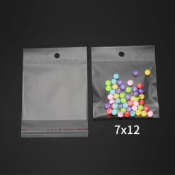 100pcs Multiple Size Clear Self-adhesive Cello Cellophane Bag Self Sealing Plastic Bags for Candy Packing Resealable Bag Jewelry