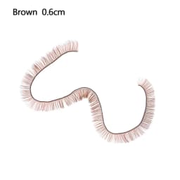 5pcs 20cm Black Brown Doll False Eyelashes False Eye Lashes For Toy Dolls DIY Doll Accessories 0.6/0.8/1.0/1.2CM