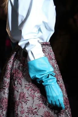 REAL LEATHER TECH LONG GLOVES Unisex Black 50cm Wide Balloon Large PUFF SLEEVES LLDLLNT