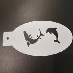PET Stencil For Face Body Face Painting Paint Reusable Templates For Body Arts Cosplay Halloween Christmas Party