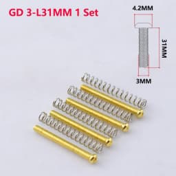 1 Set #3-48(2.5MM) / 3MM Electric Guitar Humbucker Pickups Height Adjusting Screws - KR(Origin)