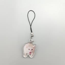 Key Chain Mobile Phone Charm Car Pendant Cute Cat Vomit Meme Dog With Red Mask Meme Black Cat Screaming Meme Cat In War Meme