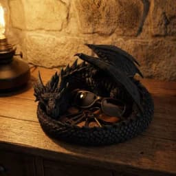 New Creative Gothic 3D Printing Dragon Tray Dark Style Plastic Jewelry Storage Tray Decorative Desktop Organizer Key Holder