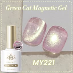 BORN PRETTY 10ml Auroras Glitter Cat Magnetic Gel Nail Polish Jelly Glass Bead Semi Permanent Soak Off UV LED Varnish Manicure