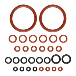 Coffee Machine Valve Seal Filler Replacement Seals O-ring 30-piece Set Easy Installation High Temperature Resistance
