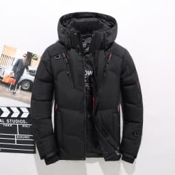Brand Luxury Men's Winter Down Jacket Coats Parkas Man Clothes Hooded Padding Padded Puffer Jackets Man Bread Outerwear HXY51865
