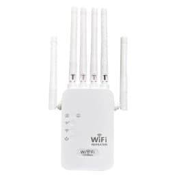 WiFi Extender Repeater, WiFi Signal Booster With Ethernet Port, WiFi Long Range Amplifier Works With WiFi AP/ Repeater, UK Plug
