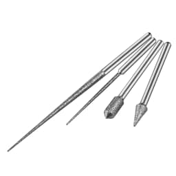 3MM Shank Grinding Rods Mini Drill Diamond Grinding Head Bur Needle Engraving Carving Polishing Glass Jade Stone Drill Bit