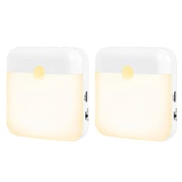 Motion Sensor Night Light Rechargeable USB‑C PIR Sensor Wall Light 3 Color ModeMagnetic Stick‑on Night Lamp for Hallway Staircas