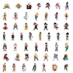 10/50/100PCS Dragon Ball‌ Classic Anime Graffiti Stickers Cool Animated Characters Cartoon Decal Notebook Phone Guitar Helmet