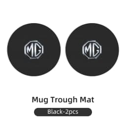 Car Coaster Carbon Cup Drinking Pad Cup Anti-Slip Pad Accessory Pad Suitable for Morris Garage MG ZS 5 7 6 Cyberster MG4 EV ES5
