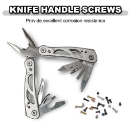 4/10/20pcs Pocket Clip Screws T6 Torx Head 2-56UCN 3.5/4.5/6/7.2mm Thread Length Folding Knife Fasteners for Blade Fixing