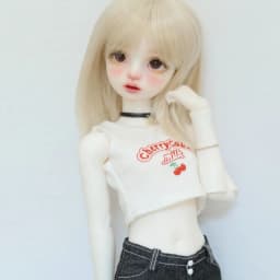 No Doll New 30/45/60cm Doll's Clothes for 1/3 1/4 1/6 Bjd Doll T-shirt Diy Girl Toys Dress Up Doll Accessories