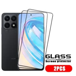4/3/2/1Pcs For Honor X8A Glass Huawei Honor X8A Tempered Glass Protective 9H Full Cover Glue Screen Protector Huawei Honor X8A