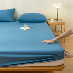 100% Waterproof Mattress Cover Protector Adjustable Non-slip Bed Fitted Sheet With Elastic Band for King Queen 90/140/160/200