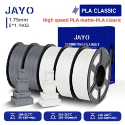 JAYO 3D PETG/ High Speed Matte PETG / PLA Classic Printer Filament 1.75mm 3D Printer Filament 5.5KG Neatly Wound PETG for 3D