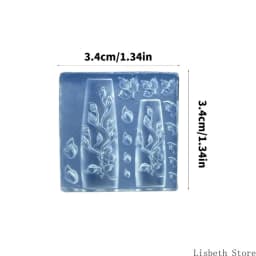 Flexible Silicone Carving Flower Art Mold for Crafting Intricate 3D Floral Designs in DIY Projects