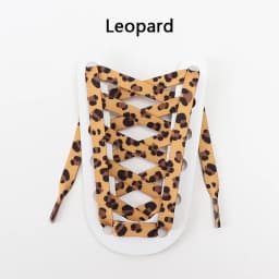 1Pair Animal Pattern Shoelaces Flat Sneakers Shoe Laces Tiger/Snake/Leopard Print Shoelace Outdoor Hiking Sports Shoes Strings