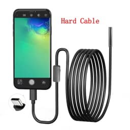 USB Endoscope for OTG Android Phone 5.5mm Borescope Inspection Snake Camera with 6 LED Lights For Type C