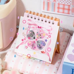 TIANZI Cartoon Die Cut Stickers Book 20/40 Sheets Decorative Diary Scrapbooking Supplies Handmade Japanese Stationery