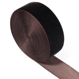 5-10Yards/roll Velvet Ribbons Deep Brown Color Single Face Flocking Webbing Decora For DIY Christmas Crafts Wrapping Decoration