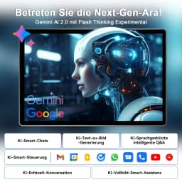 KOOMDIGI W30Pro Android 16 Tablet 10 Inch Display Touch Screen 12(4GB + 8GB Expand)RAM, 128GB ROM + Support 1TB TF Expanded(not Include TF Card) WIFI, 5000mAh Battery Type-C Charging, with Case (Keyboard, Wireless Mouse, Pen) Can Optional
