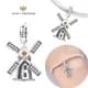 Romantic Tower & Love Lock Key Charms Beads Fit DIY 925Sterling Silver Bracelet Necklace Women Birthday Anniversary Jewelry Gift