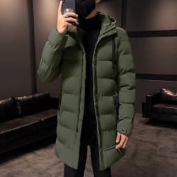 2027 Winter Parkas Men Warm Thick Windproof Jacket Men Quality Hooded Cotton Padded Coat Men Fashion Waterproof Outwear