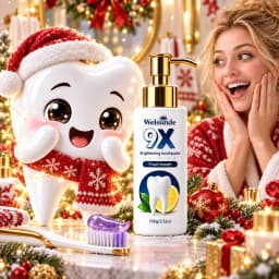 1/3PCS Tooth Whitening Toothpaste, Exquisite Christmas gifts,Hydroxyapatite, Natural Herbal Ingredients, Deep Cleaning Formula, Fresh Breath, Gentle Daily Oral Care, Rich Foam Texture, Easy Dispensing Pump Design,