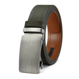 Men's Belt Metal Luxury Brand Automatic Buckle High-quality PU Leather High-quality Men's Business Casual Belt Multi-color