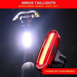 Bike Tail Light LED Bike Front Rear Light Bicycle Waterproof USB Rechargeable Mountain Riding Cycling Tail Lamp Bicycle Light