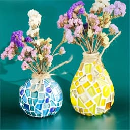 720pcs Glass Mosaic Tile Set, 0.99cm Square, DIY Craft Supplies for Handmade Projects, 24, Mosaic Stickers, DIY Craft Materials