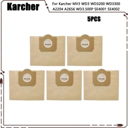 Replacement Dust Bag Hepa Filter For Karcher MV3 WD3 WD3200 WD3300 A2204 A2656 WD3.500P SE4001 SE4002 Vacuum Cleaner Parts