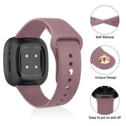 Soft Silicone Strap For Fitbit Versa 1/Versa 2/Versa 3/Versa 4 Band Bracelet For Fitbit Versa Lite/Sense/Sense 2 Strap Wristband