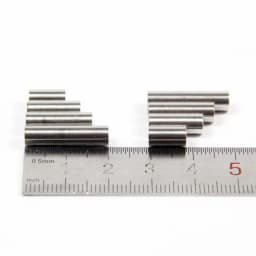 2pcs Stainless Steel Threaded Sleeves Screw Rob Tube 5mm Diameter with M4 Internal Thread Spare Part