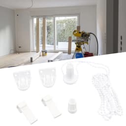 Roller Blind Accessories Superior Pulley Chain Repair Fitting Kit For Curtain Rods Roller Blind Controller Set