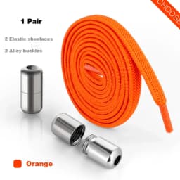 Alloy Lock No Tie Shoe Laces Flat Shoelaces for Sneakers Elastic Laces Without Ties Kids Adult Quick Lace for Shoes Rubber Bands