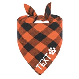 Custom Personalized Dog Bandanas Large Pet Scarf Pet Cotton Plaid Washable Collar Cat Dog Scarf Large Dog Accessories Kerchief