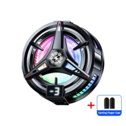 Three Gears Adjustable Mobile Phone Cooler Magnetic Suction Back Clip Semiconductor Cooling Radiator Back Clip with RGB Light