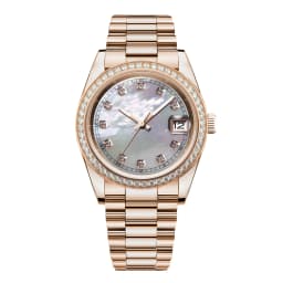 Custom Logo NH35 Movement Men Watch 36mm/39mm Diamond Bezel Diamond Dial Sapphire Crystal 100M Waterproof Mechanical Wristwatch