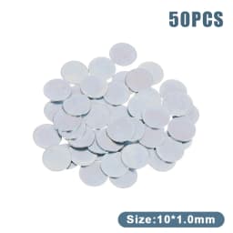 50/100Pcs Ultra-thin Round Galvanized Sheet Iron Sheet For DIY Handmade Make Accessories